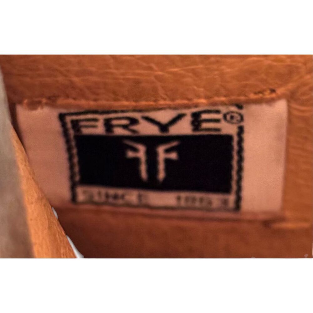 Frye SHIRLEY Distressed Grain Leather OVER THE KNEE Boots Women 9B - Picture 9 of 10